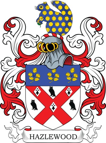 HAZLEWOOD family crest