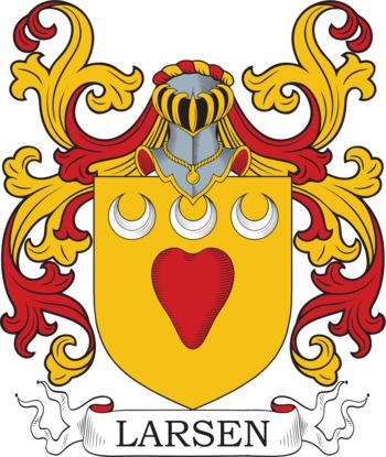 LARSEN family crest